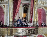 Mehriban Əliyeva Romada Cüzeppe Verdinin “Foskari ailəsinin iki nümayəndəsi” operasının yeni təqdimatının premyerasına tamaşa edib (FOTO)
